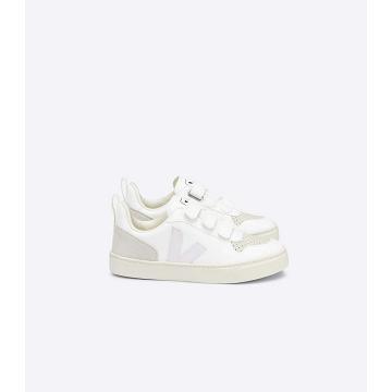 Veja V-10 CWL Sneakers Kinderen White/Beige | BE 868EBC